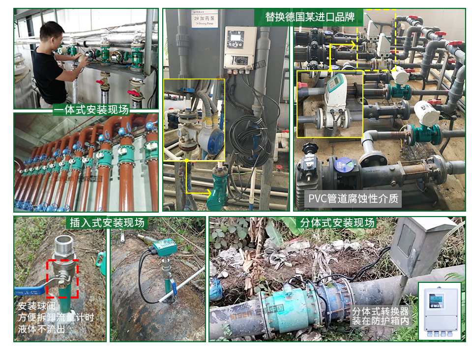 電磁流量計應用現場